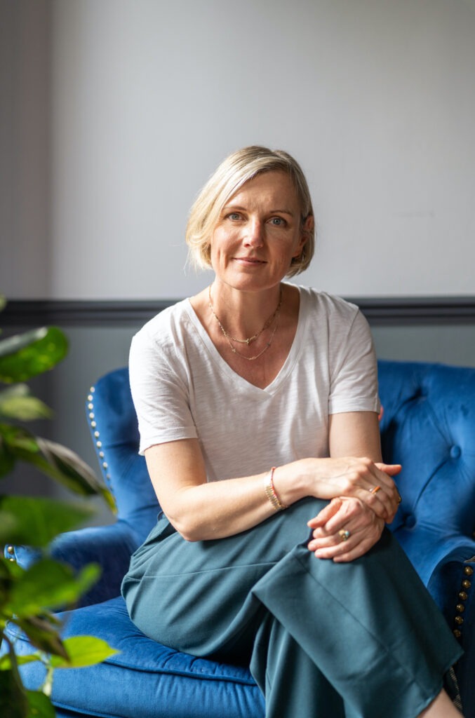 Behind the scenes of an interior designer interview at Kate Lovejoy Interiors.