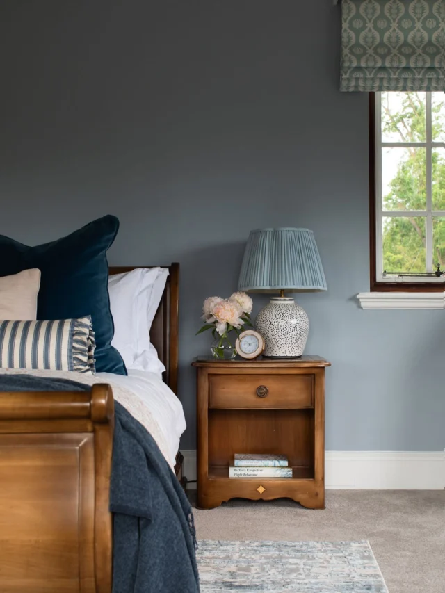 The spirit of nature and the elements are everywhere at St Timothee, This bedroom full of tonal blues, was inspired by the view of the skies.

Photography by @cecelinatornberg 
Styling by @interior.therapy